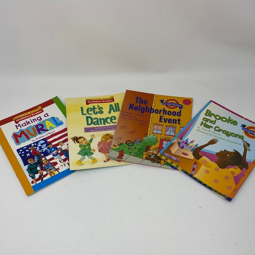 Houghton Mifflin Vocabulary Readers Set of 4 Books